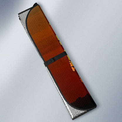 Jeep Grill Sunset Orange Car Auto Sun Shades