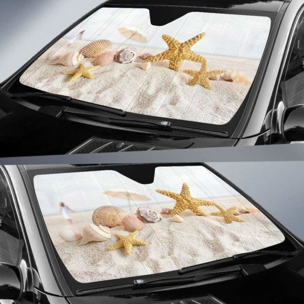 Seashells Car Auto Sun Shades