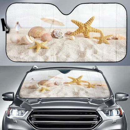 Seashells Car Auto Sun Shades