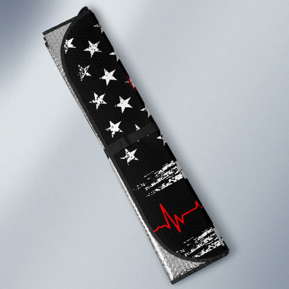 Nurse Custom American Flag Car Accessories Car Auto Sun Shades