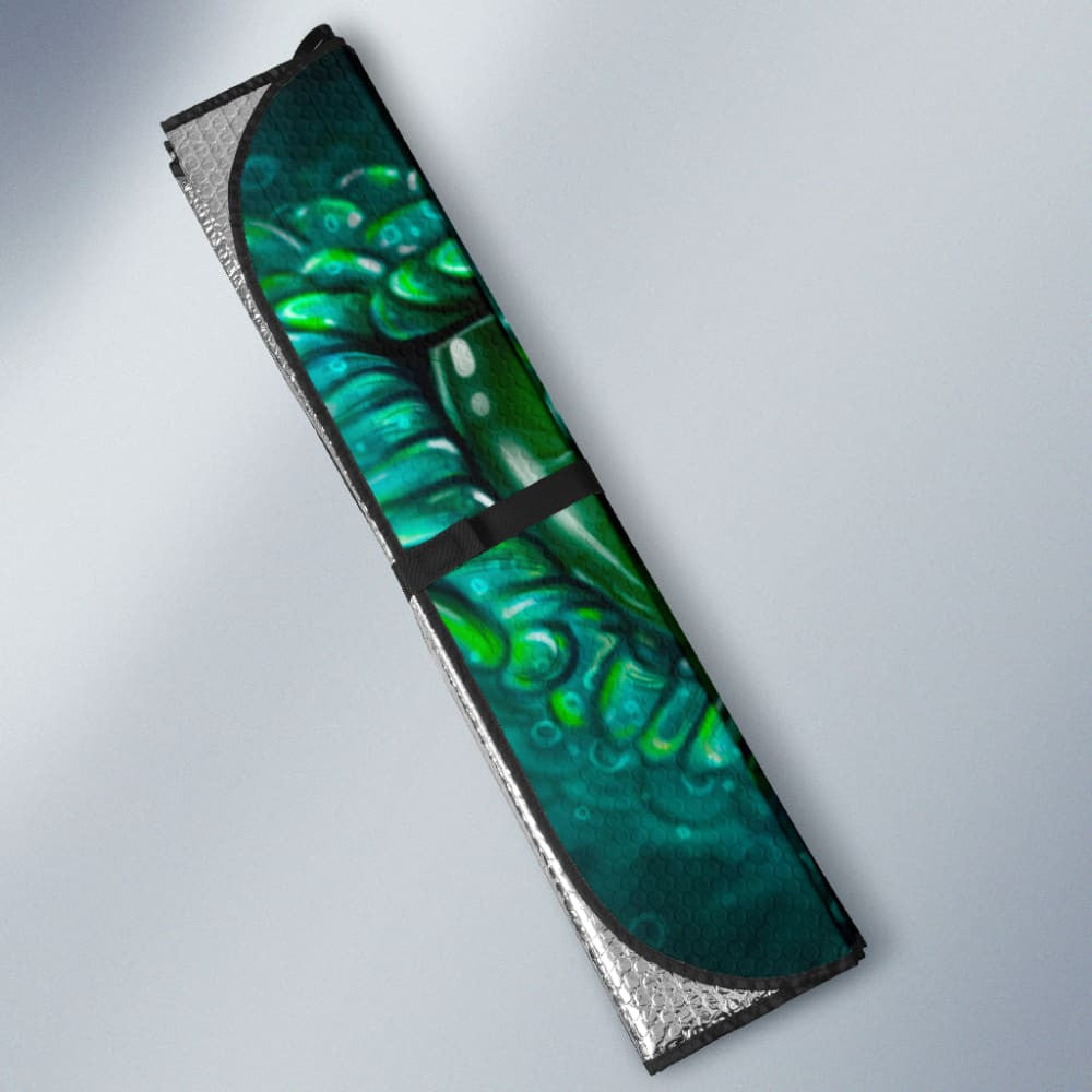 Green Dragon Eyes Car Auto Sun Shades
