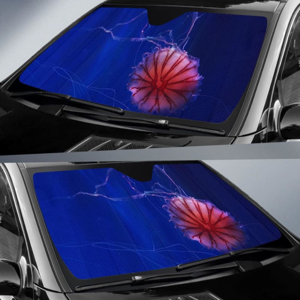 Jellyfish UnderwaterK Car Sun Shade