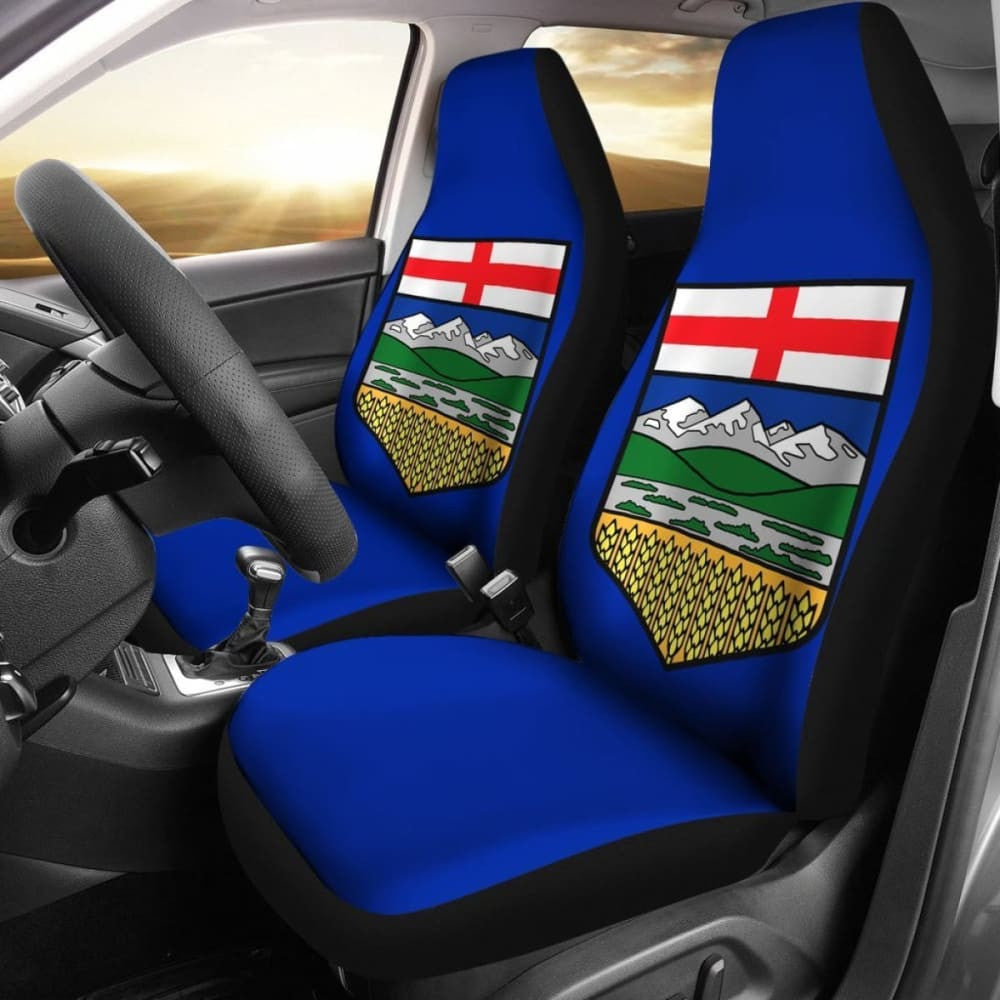 Canada Alberta Flag Car Seat Covers