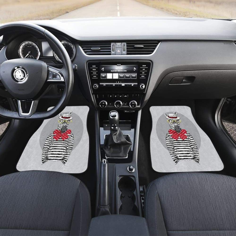 Need Friend For Travel, Why Not A Zebra Car Floor Mats