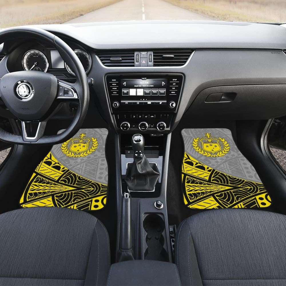 Polynesian Tattoo Samoan Tribal Car Floor Mats