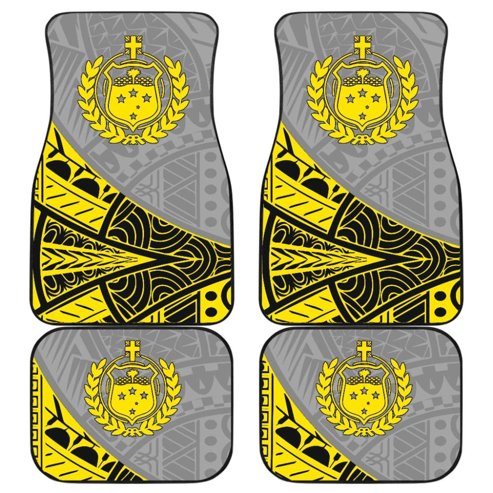 Polynesian Tattoo Samoan Tribal Car Floor Mats