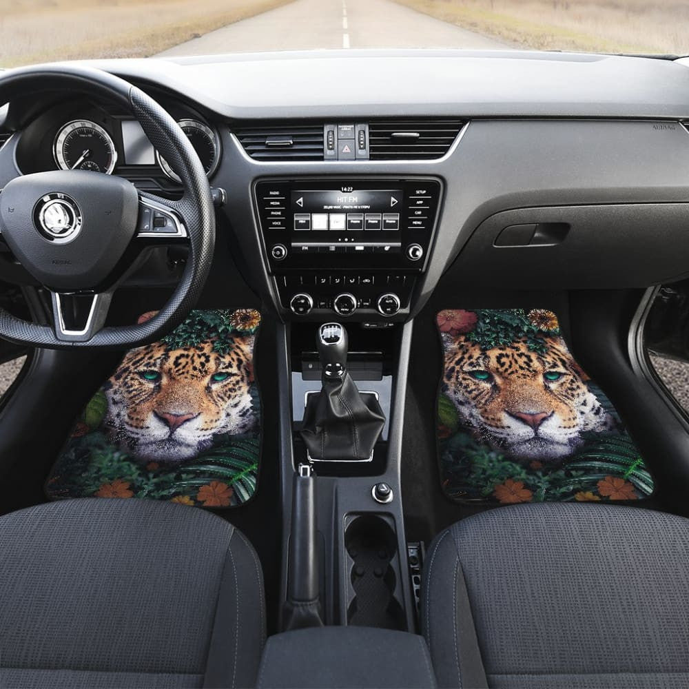 Amazing Leopard Print Car Floor Mats