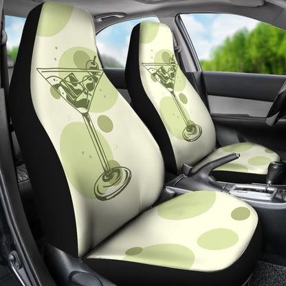 Amazing Vintage Cocktail Bartender Car Seat Covers