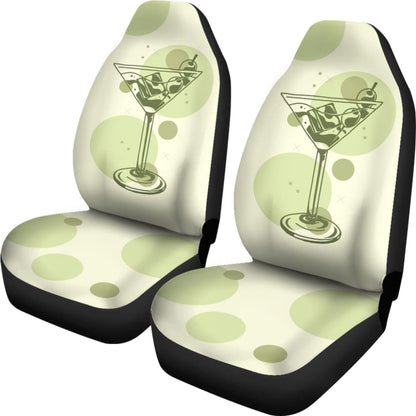 Amazing Vintage Cocktail Bartender Car Seat Covers