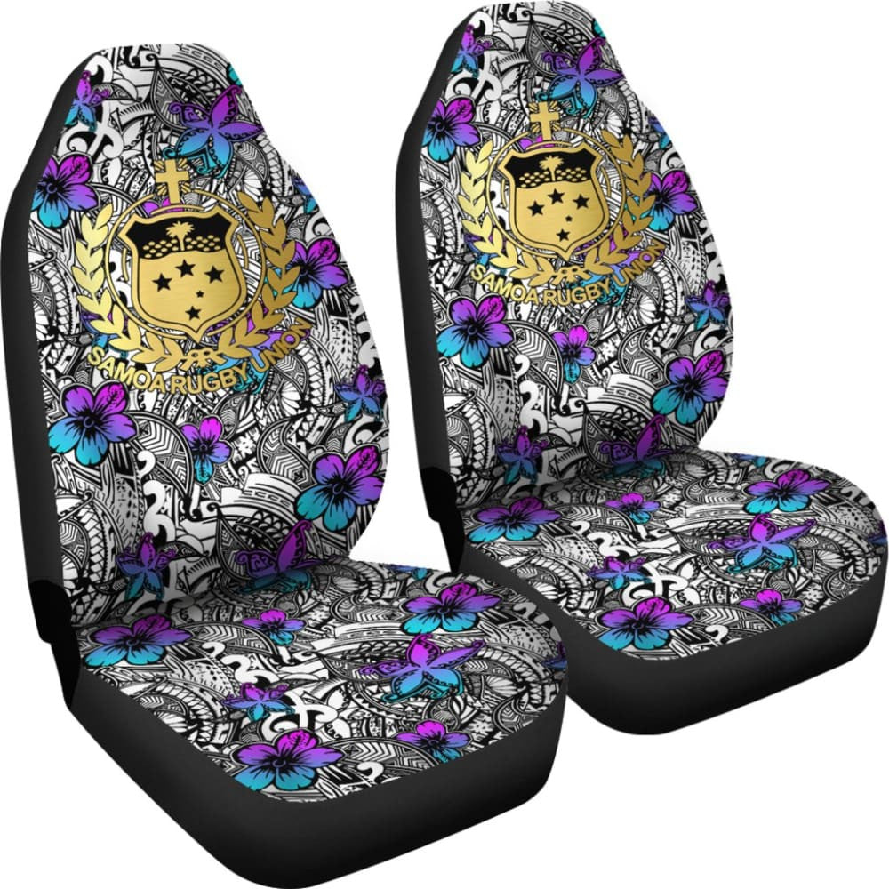 American Samoa Car Seat Cover Hibiscus The Flowers Of Ocean