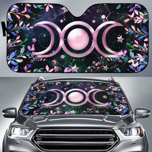 Wicca Triple Moon Auto Sun Shades
