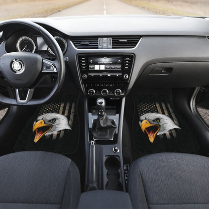 Amazing Green American Flag Custom Eagle Car Floor Mats