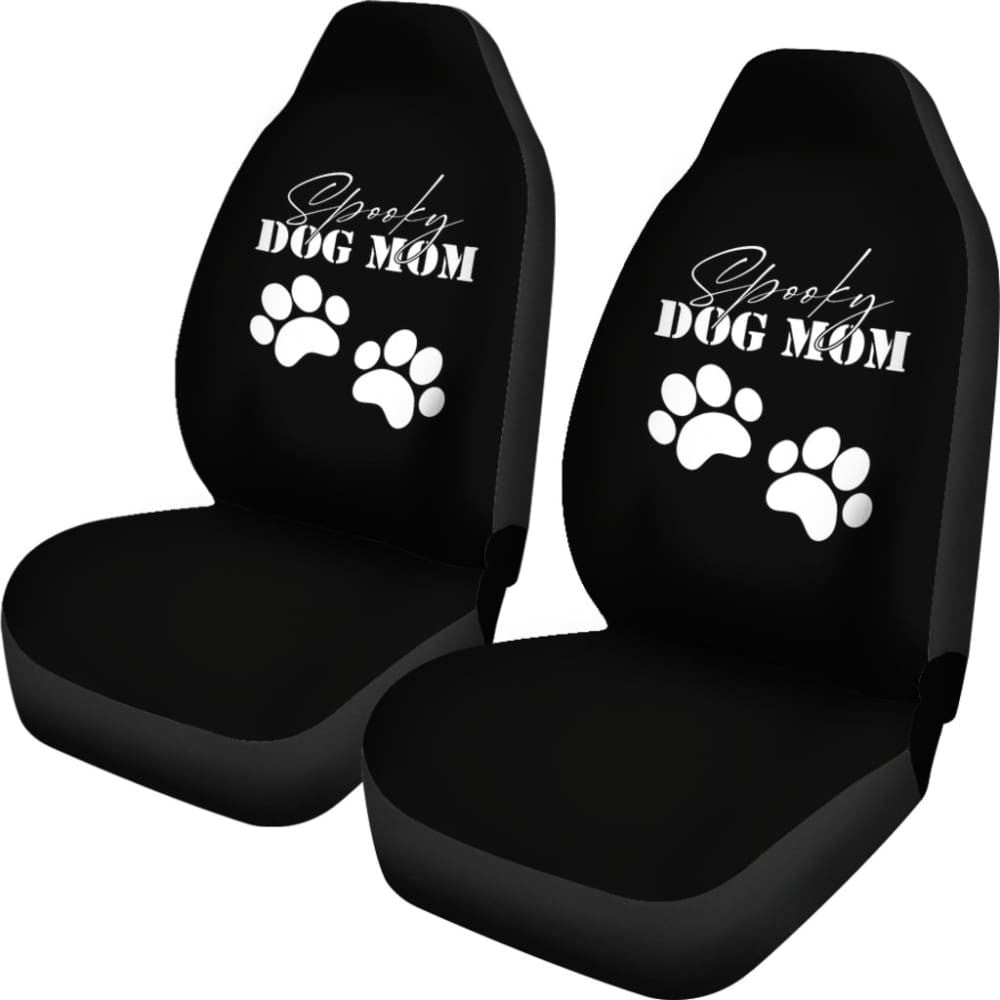 Spooky Dog Mom Halloween Paw Amazing Gift Ideas Car Seat Covers