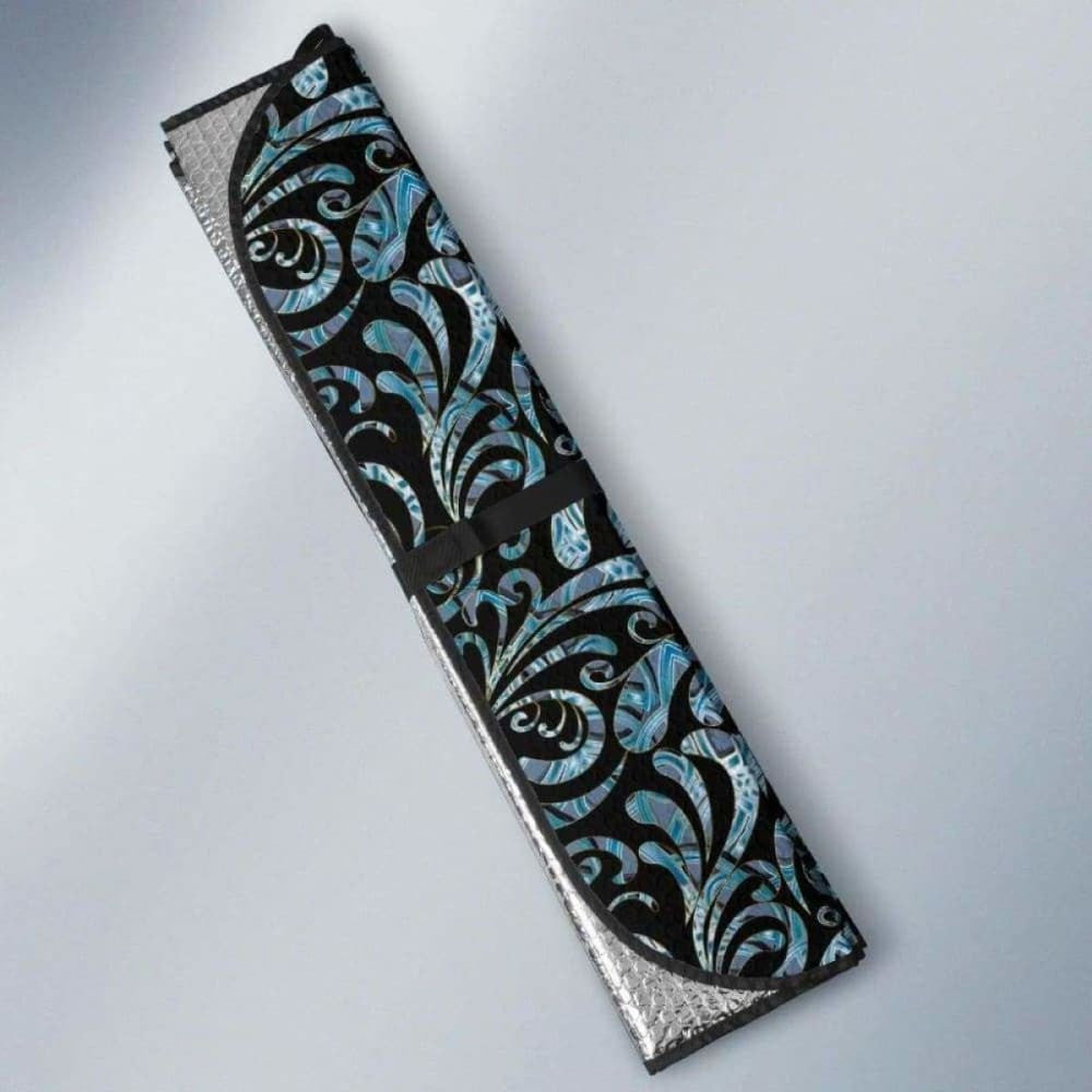 Paisley Blue Auto Sun Shades
