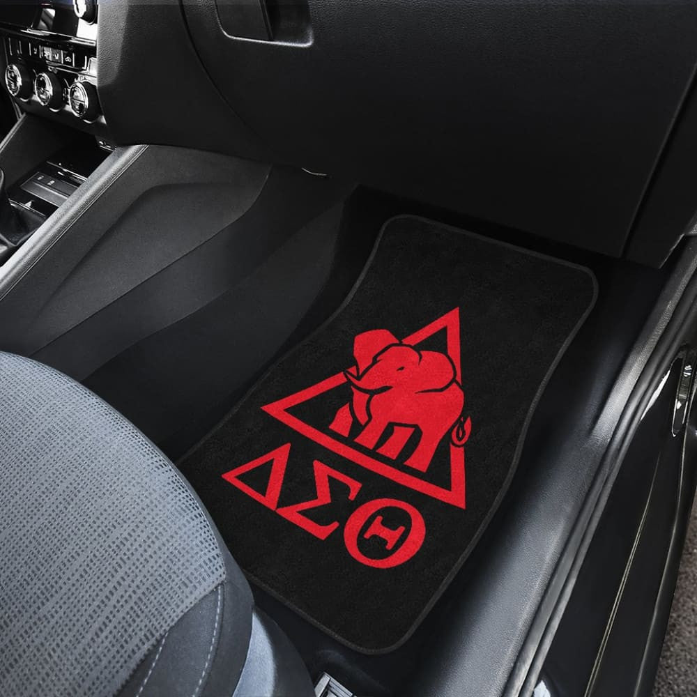 Delta Sigma Theta Sorority Black Red Amazing Car Floor Mats