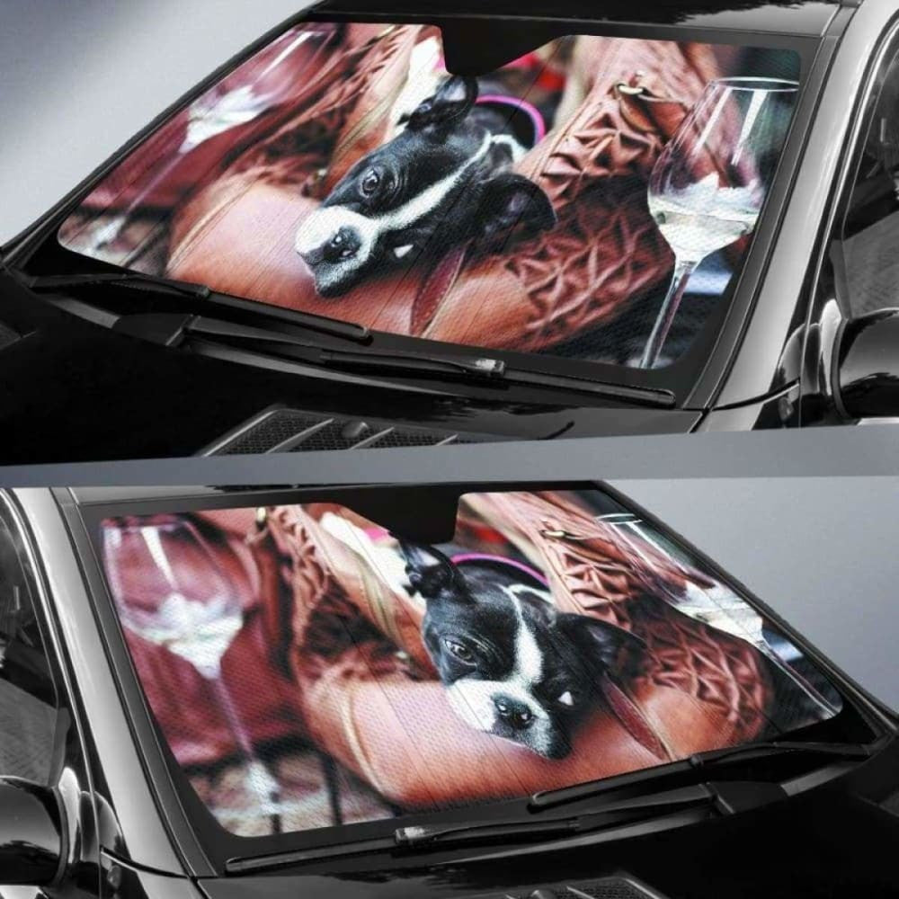 Boston Terrier Car Sun Shades