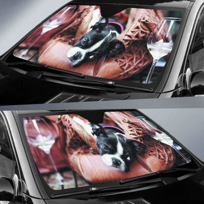 Boston Terrier Car Sun Shades