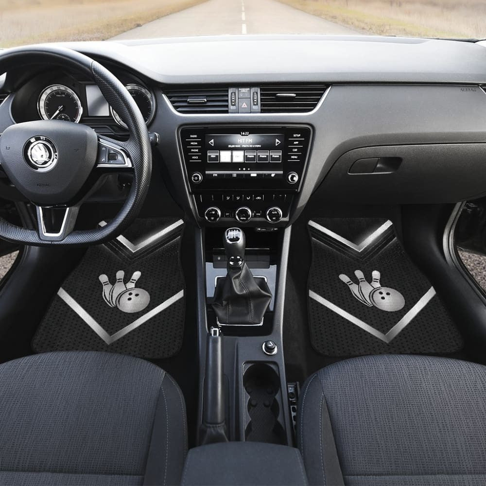 Print Bowling Universal Fit Car Floor Mats