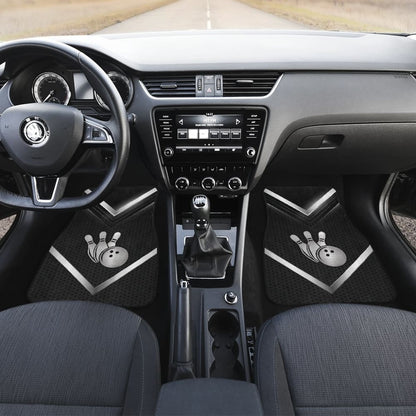 Print Bowling Universal Fit Car Floor Mats