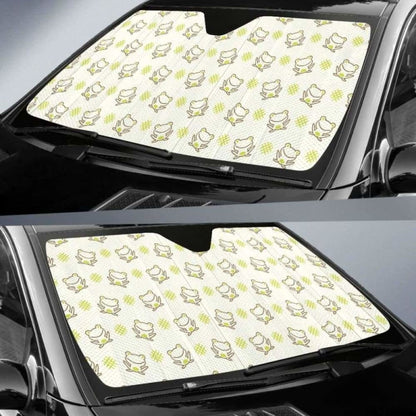Cute Cartoon Frog Baby Pattern Car Auto Sun Shades