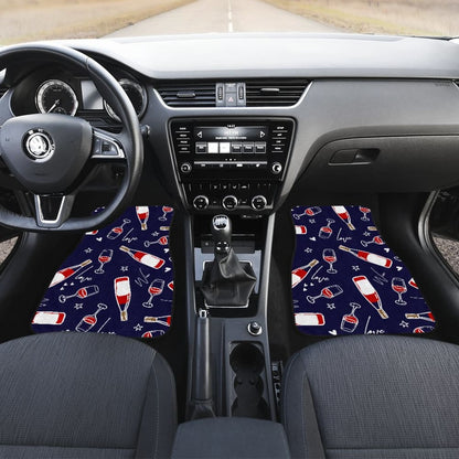 Wine Lovers Car Floor Mats