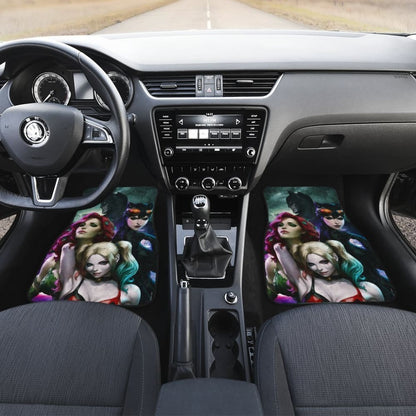 Batman Mera Harley Queen Cat Woman Car Floor Mats
