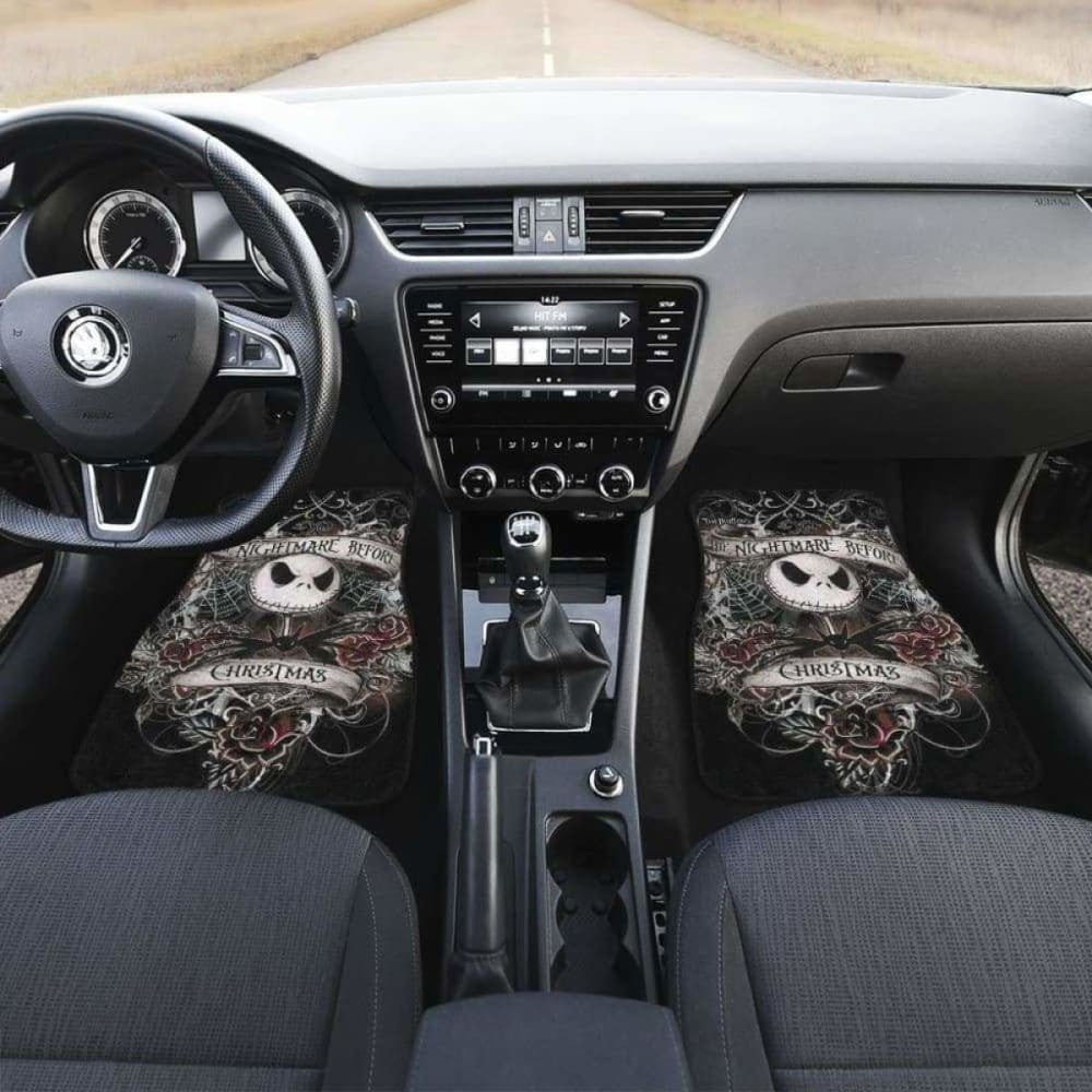Jack Car Floor Mats Nightmare Before Christmas Cartoon Amazing