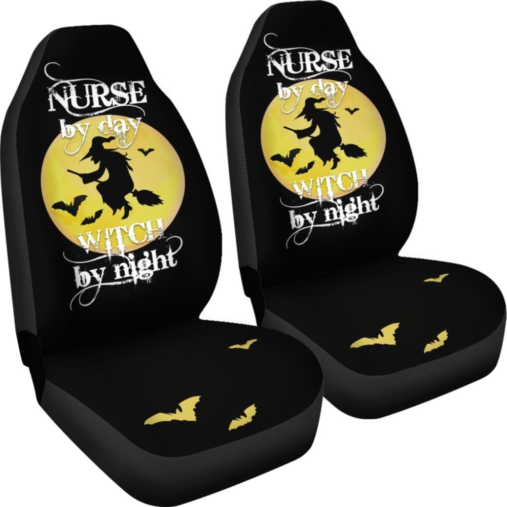 Nurse By Day, Witch By Night Car Seat Covers