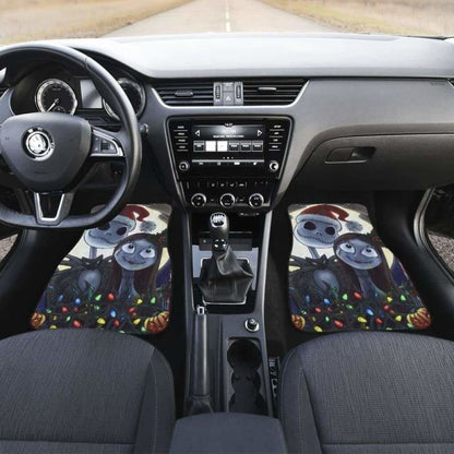 Jack And Sally Car Floor Mats Nightmare Before Christmas Cartoon Amazing