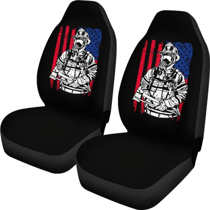 Firefighter First In, Last Out Car Seat Covers