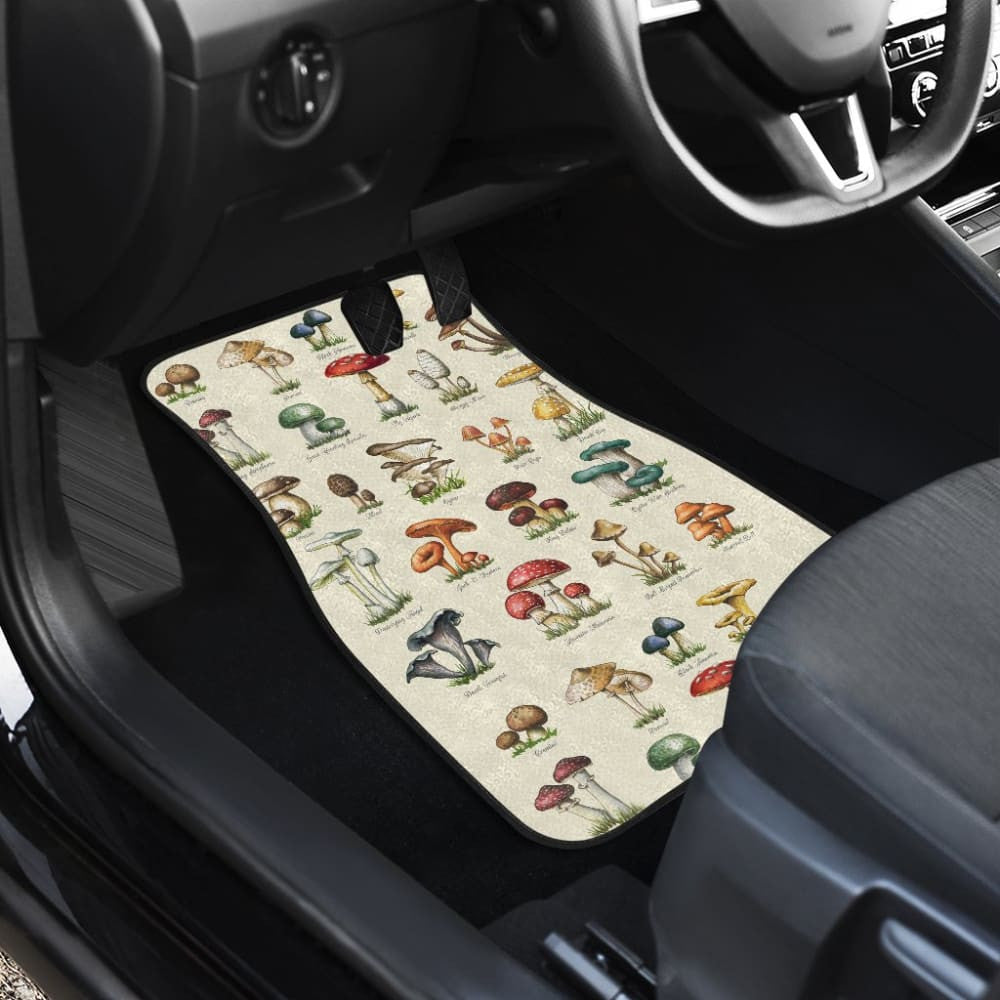 Mushroom Collection Car Floor Mats