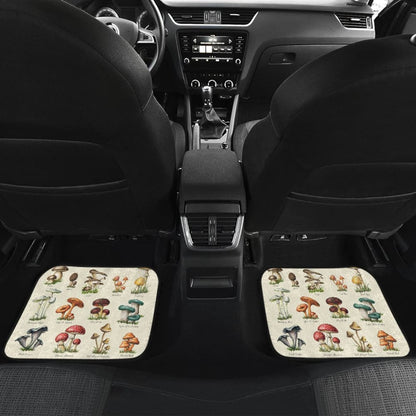 Mushroom Collection Car Floor Mats