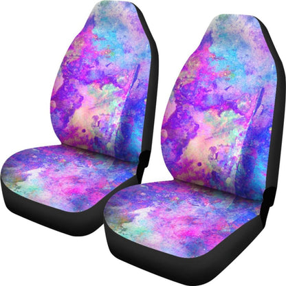 Water Colour Purple Car Seat Cover
