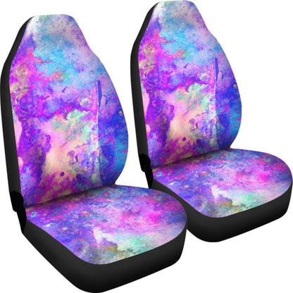 Water Colour Purple Car Seat Cover