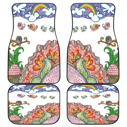 Happy Owls Car Floor Mats