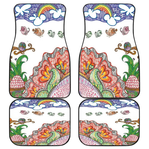 Happy Owls Car Floor Mats