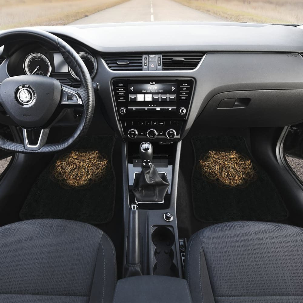 Mandala Owl Car Mat