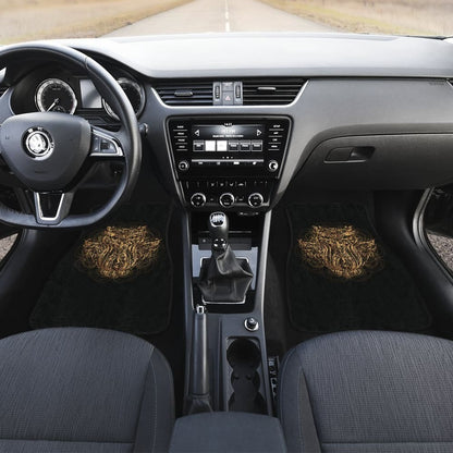 Mandala Owl Car Mat