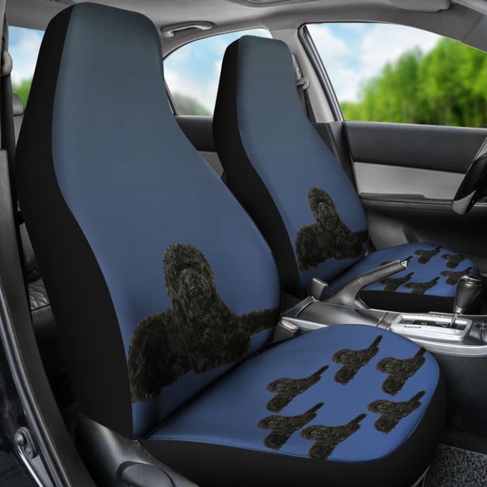 Labradoodle Car Seat Cover - Black