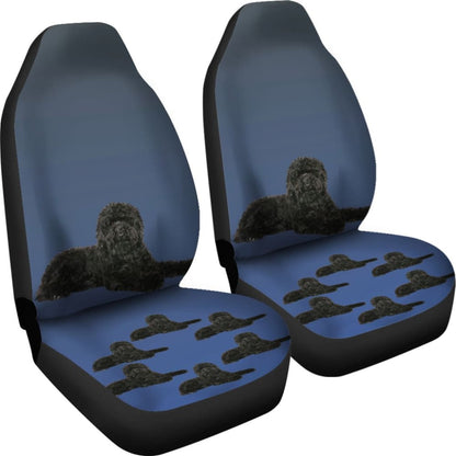 Labradoodle Car Seat Cover - Black