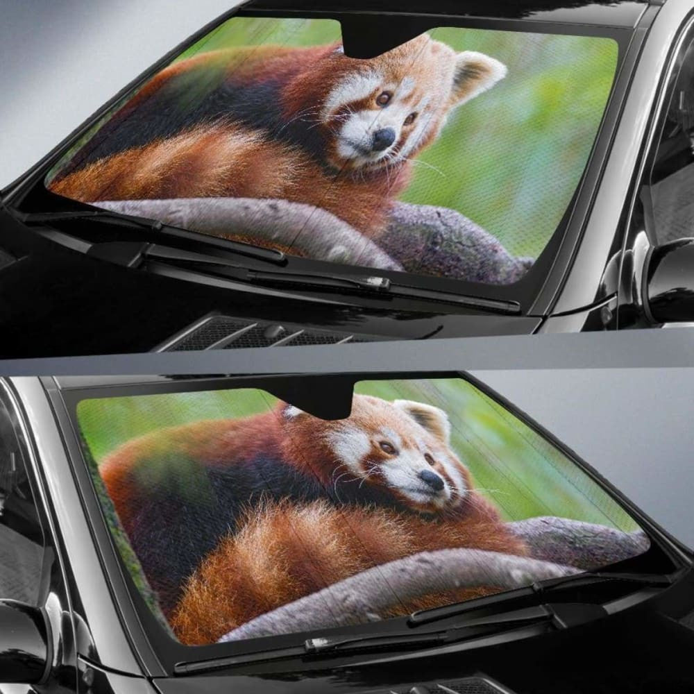 Red PandaK Car Sun Shade