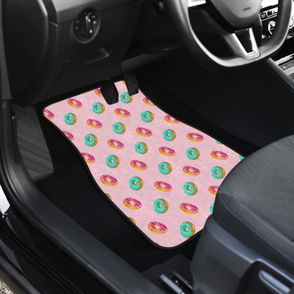 Pink Donut Car Floor Mats