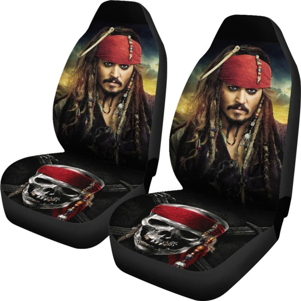 Pirates Of The Caribbean Jack Sparrow Car Seat Covers