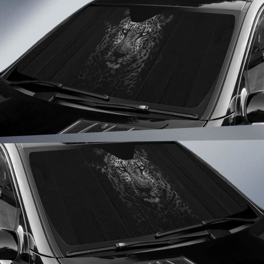 Leopard Dark Kruger National ParkK Car Sun Shade