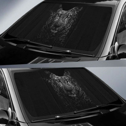 Leopard Dark Kruger National ParkK Car Sun Shade