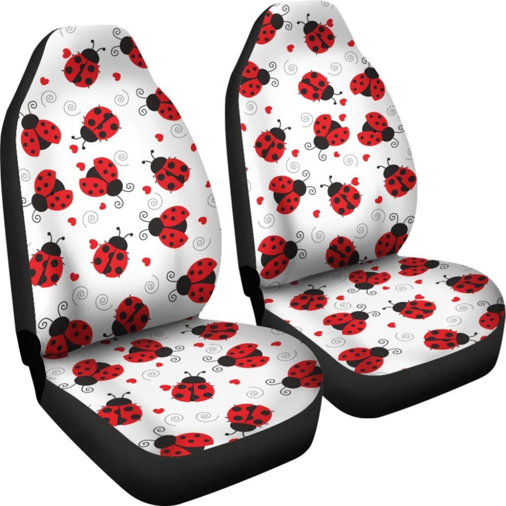 Ladybug Love Car Seat Covers Print Set