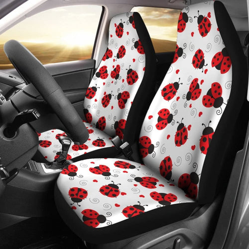 Ladybug Love Car Seat Covers Print Set