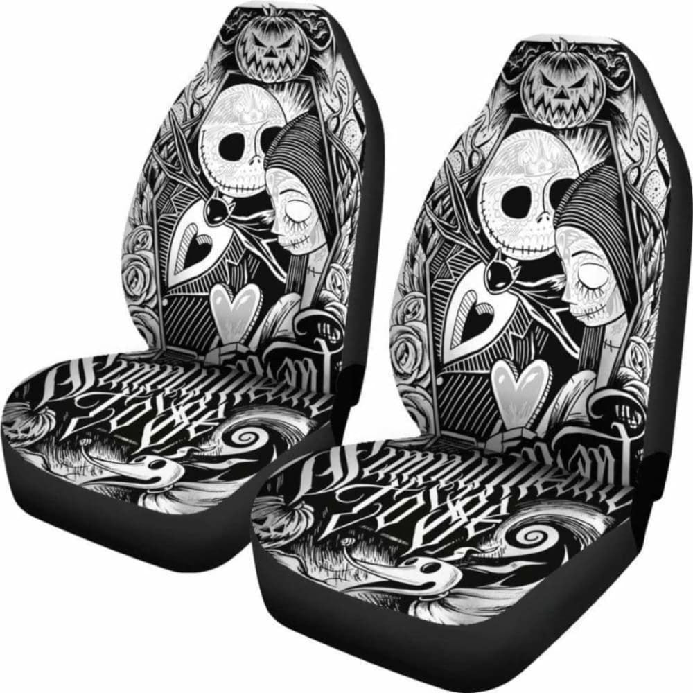 Jack Skellington And Sally Car Seat Covers Amazing