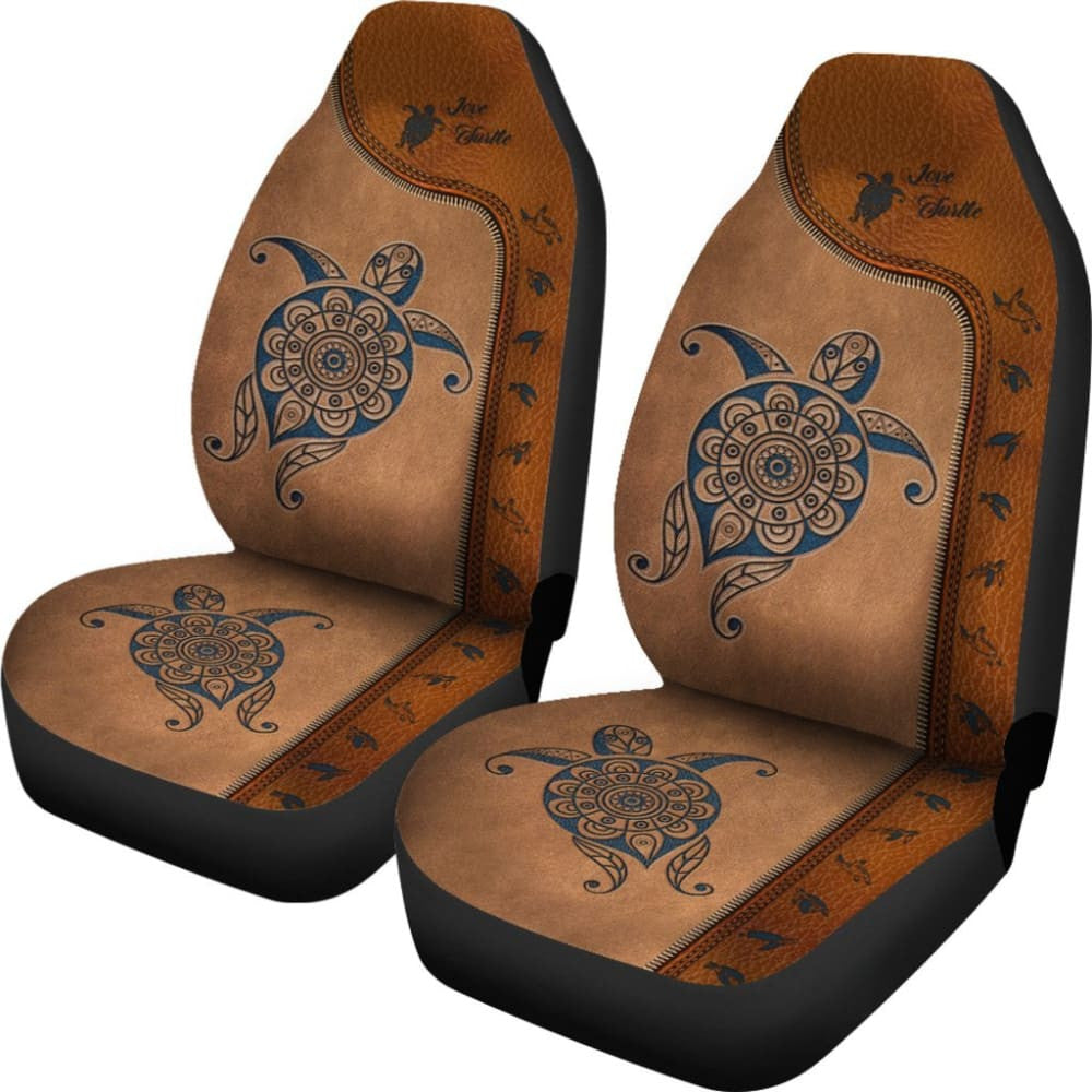 Turtle Leather Car Seat Covers