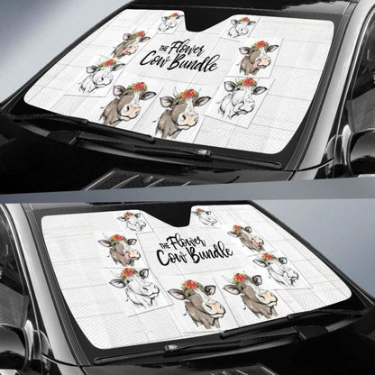 Auto Sun Shades  - Cow